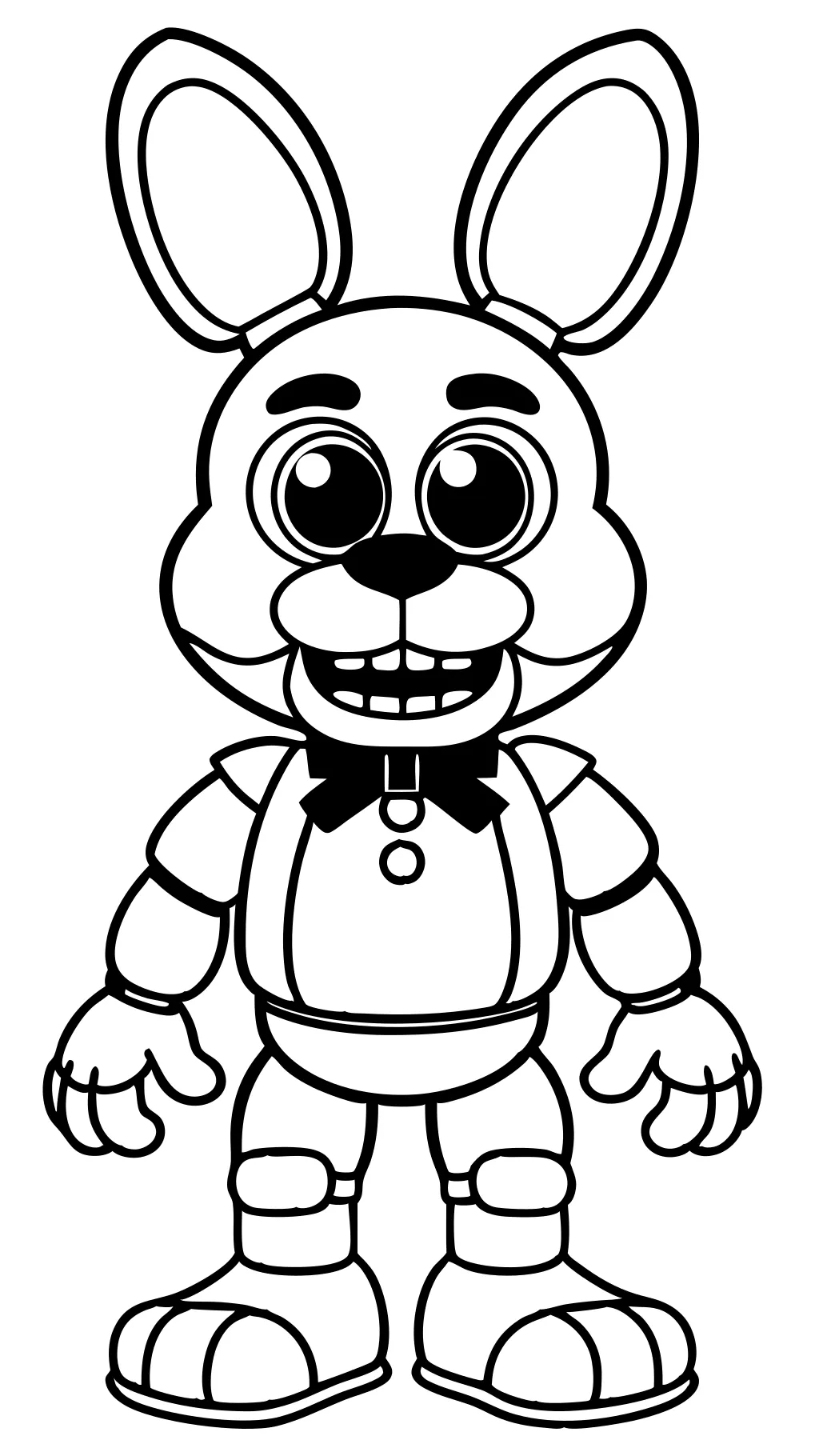 coloriage de jouet bonnie